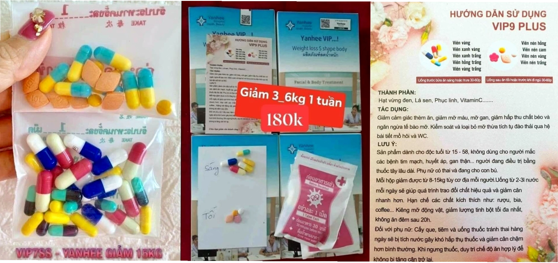 Quảng cáo sản phẩm giảm cân Yahee
