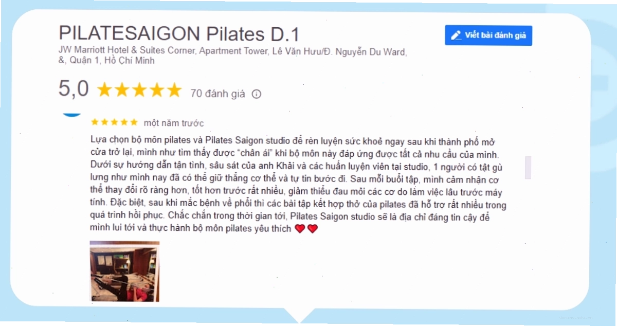Review Pilates Saigon