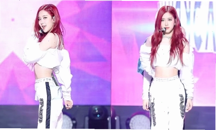 Rosé BLACKPINK khoe dáng với vòng eo thon gọn
