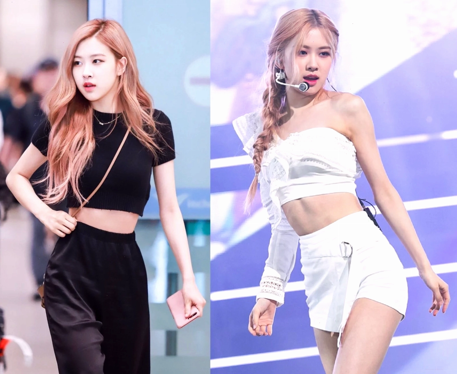 Rosé BLACKPINK trong một buổi biểu diễn