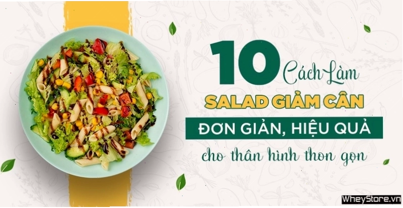 Salad giảm cân với sốt mayonnaise và rau củ luộc