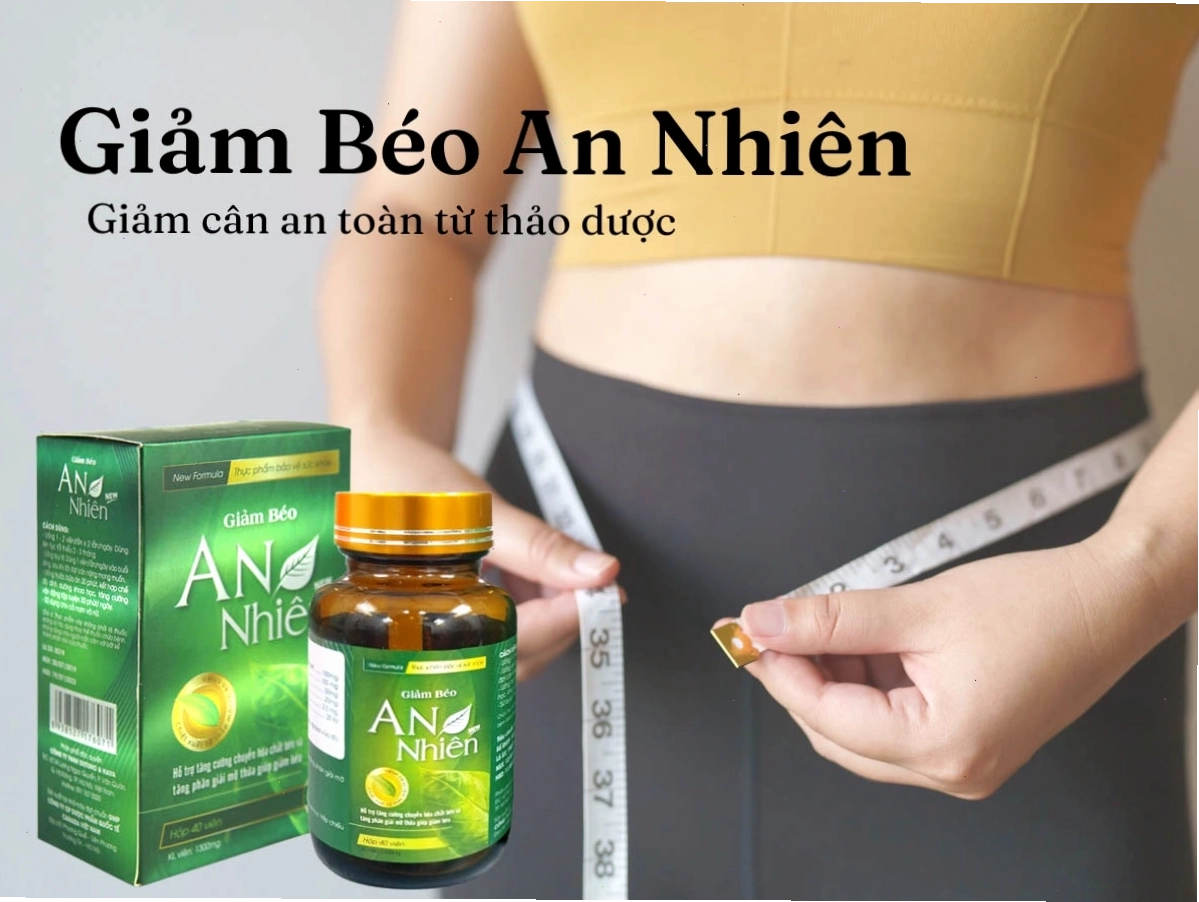 Sản phẩm Giảm Béo An Nhiên với các thành phần thảo dược quý
