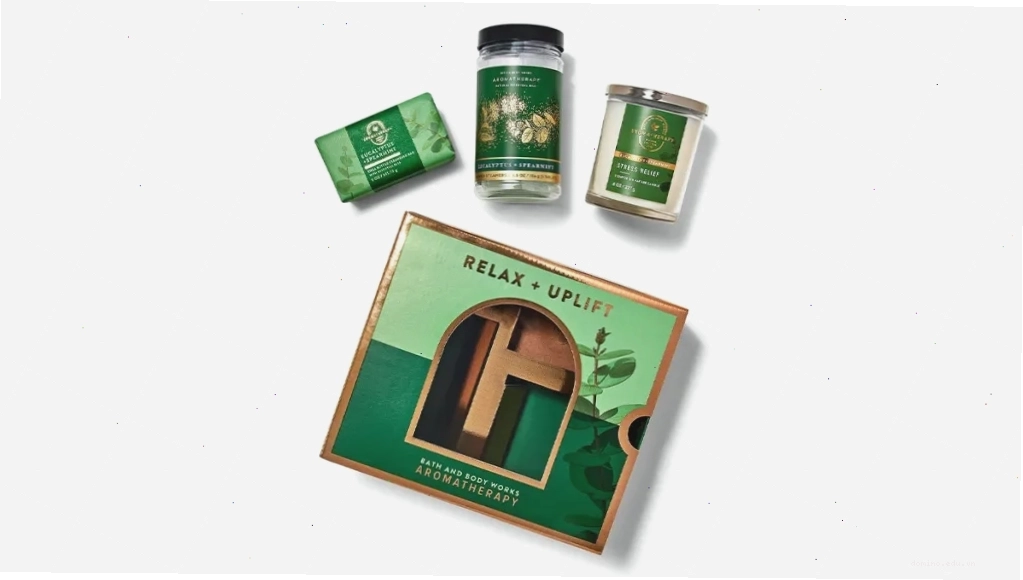 Set quà thư giãn Bath & Body Works với tinh dầu khuynh diệp và bạc hà