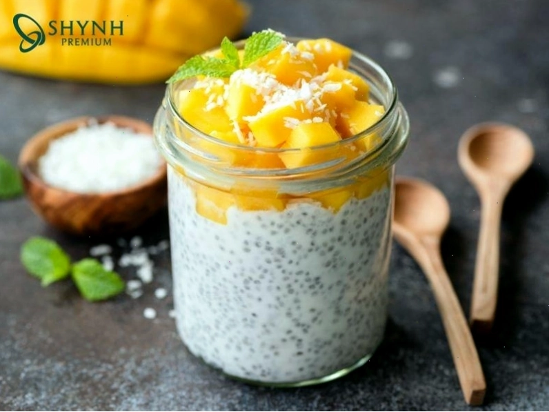 Sinh tố xoài chuối hạt chia bổ dưỡng và hỗ trợ giảm cân tự nhiên