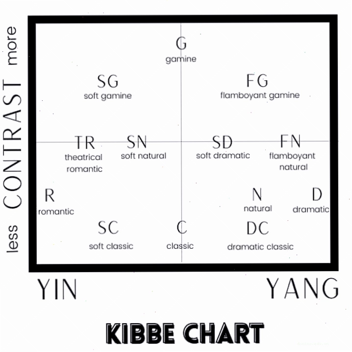 Sơ đồ tổng quan các nhóm Kibbe Body Type