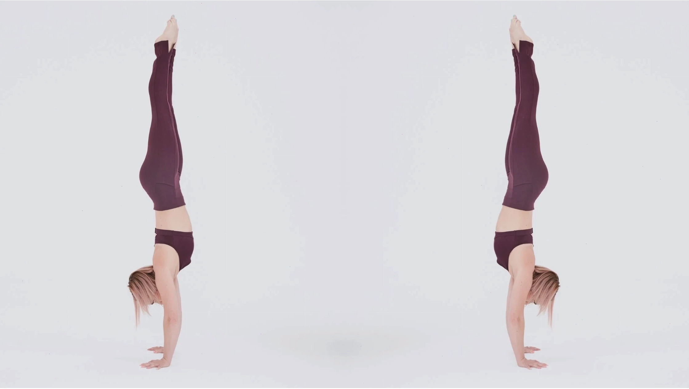 So sánh sự khác biệt giữa tư thế handstand đúng và sai kỹ thuật