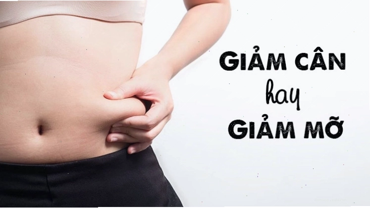 So sánh thành phần cơ thể giữa giảm cân và giảm mỡ
