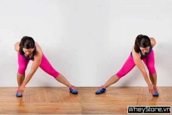 Squat To Raised Heel khởi động chân toàn diện