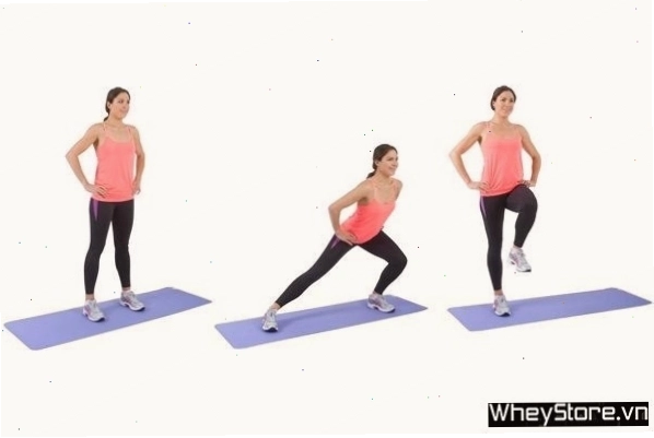 Squat With Reach khởi động toàn diện cơ thể