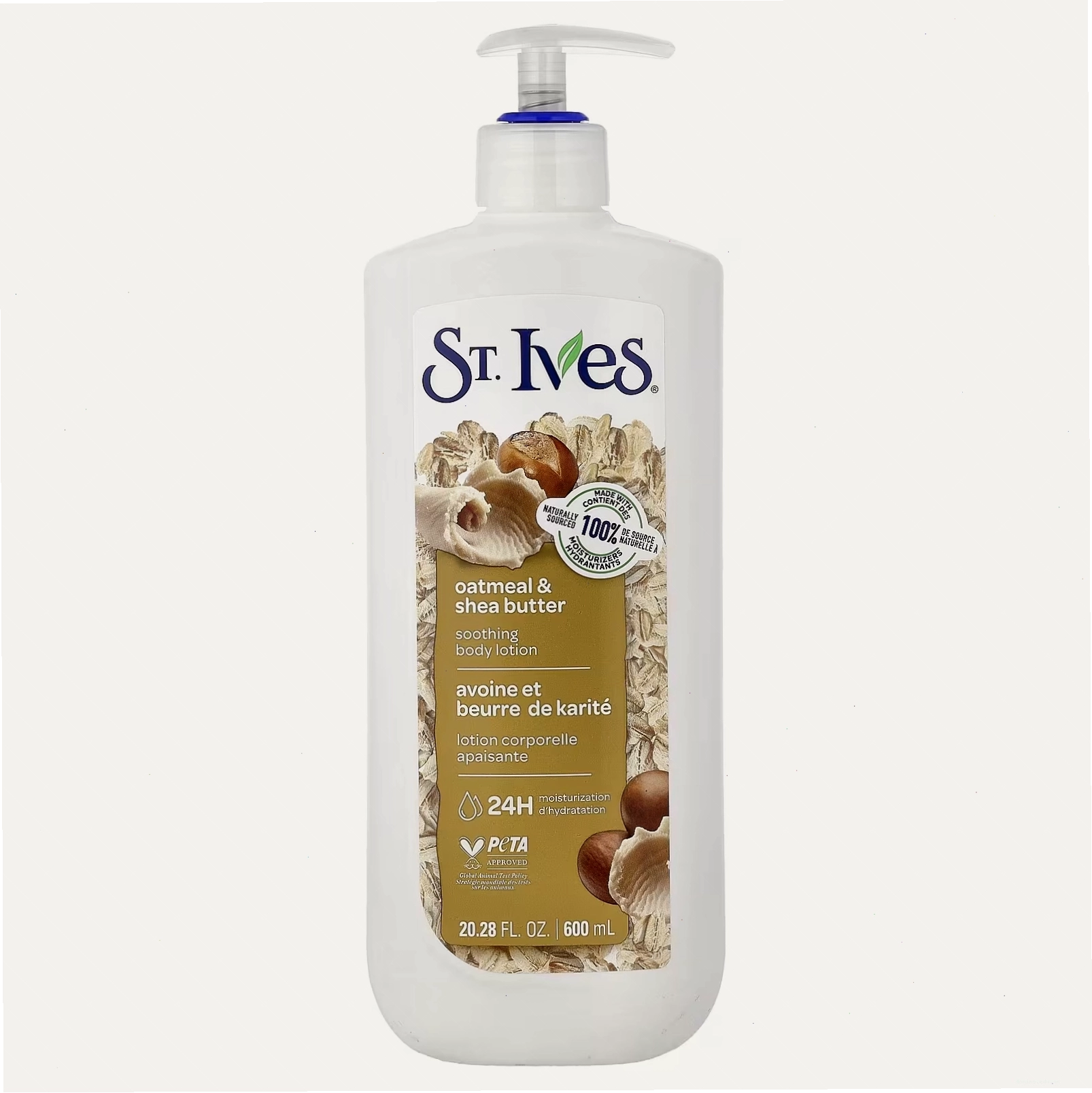 St. Ives Body Lotion Oatmeal & Shea Butter với yến mạch và bơ hạt mỡ