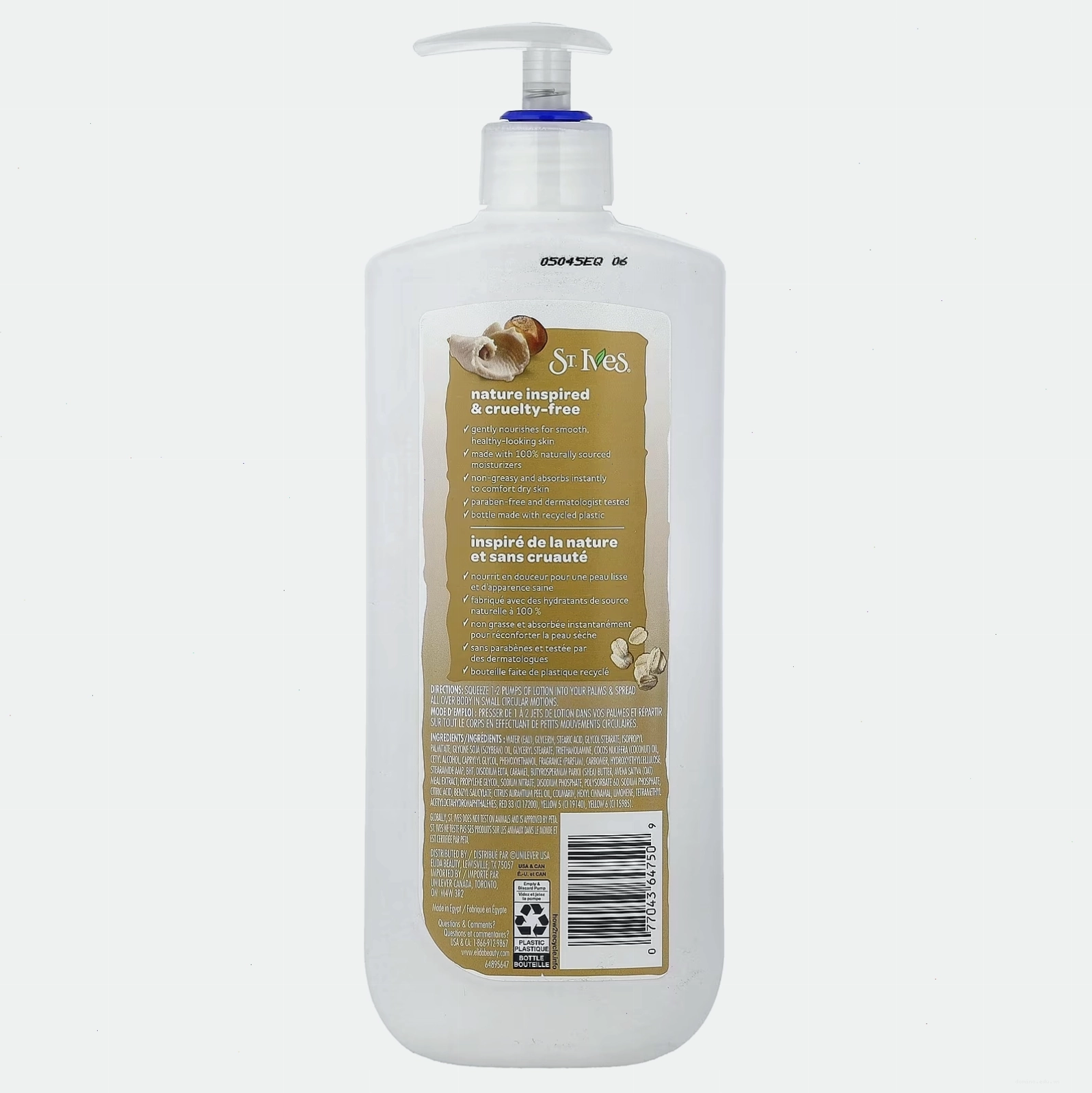 St. Ives Intensive Healing Body Lotion phục hồi da khô ráp