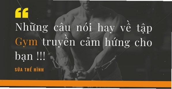 Status tập gym hài hước về nỗ lực bản thân