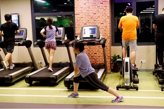 Sự phát triển cơ bắp rõ nét sau hơn 2 tháng tập gym