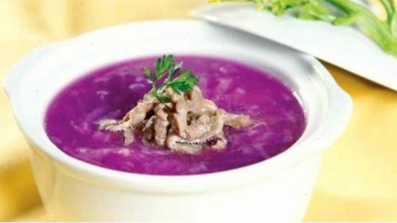 Súp khoai môn thịt băm là lựa chọn tuyệt vời cho bữa tối giảm cân