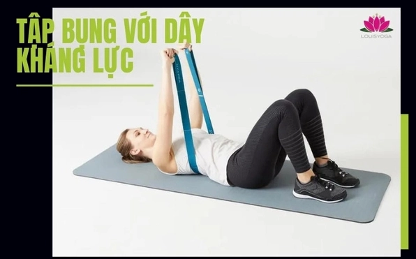 Tập bụng với dây kháng lực: Bí quyết cho vòng eo săn chắc