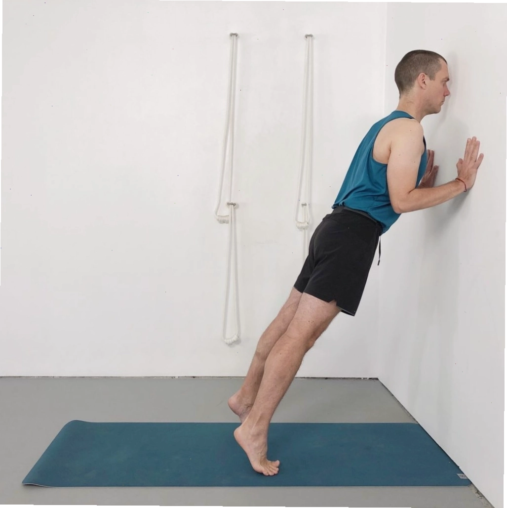 Tập Chaturanga dựa vào tường