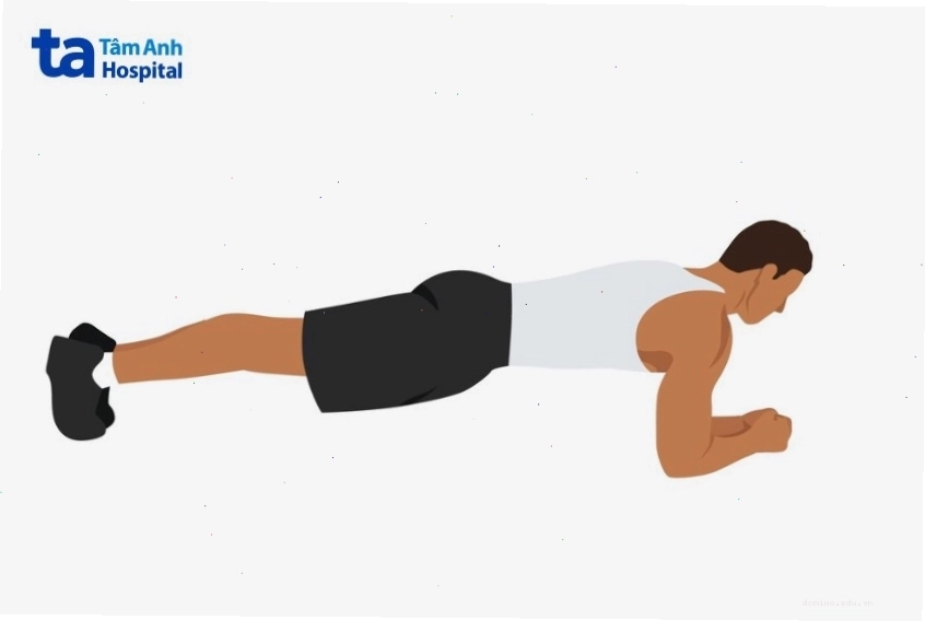 Tập luyện plank cơ bản để tăng cường sức mạnh cơ bụng
