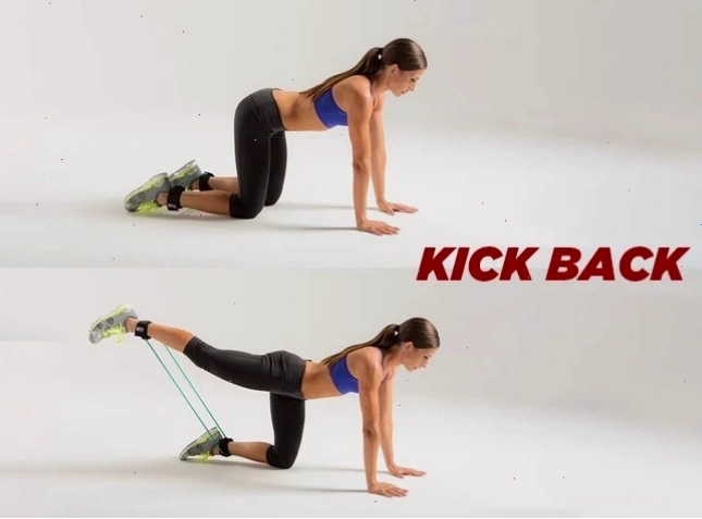 Tập mông với kickback