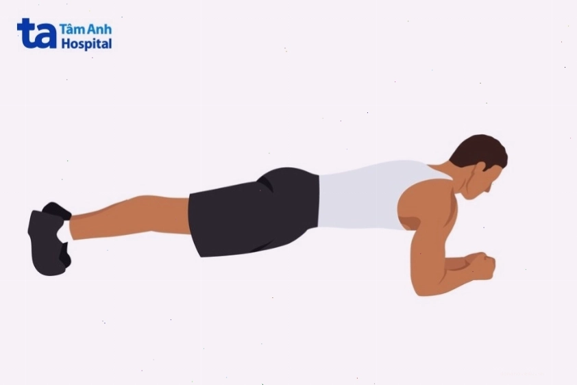 Tập plank cơ bản để tăng cường sức mạnh cơ lõi toàn diện