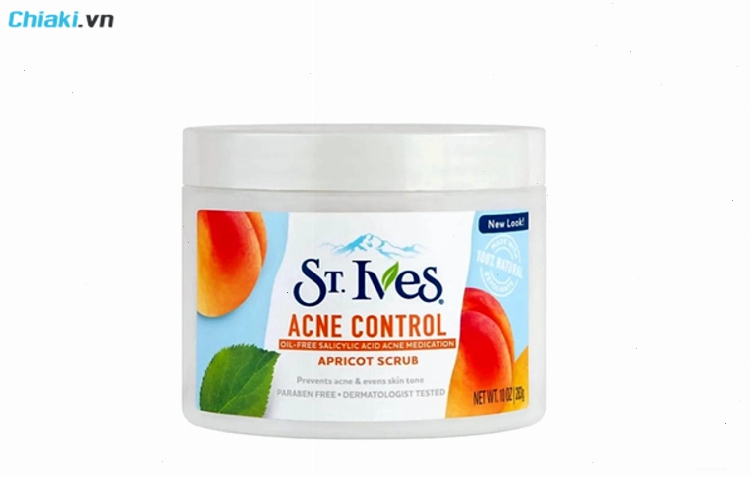 Tẩy tế bào chết body St Ives Apricot Body Scrub - Chiết xuất từ quả mơ tự nhiên