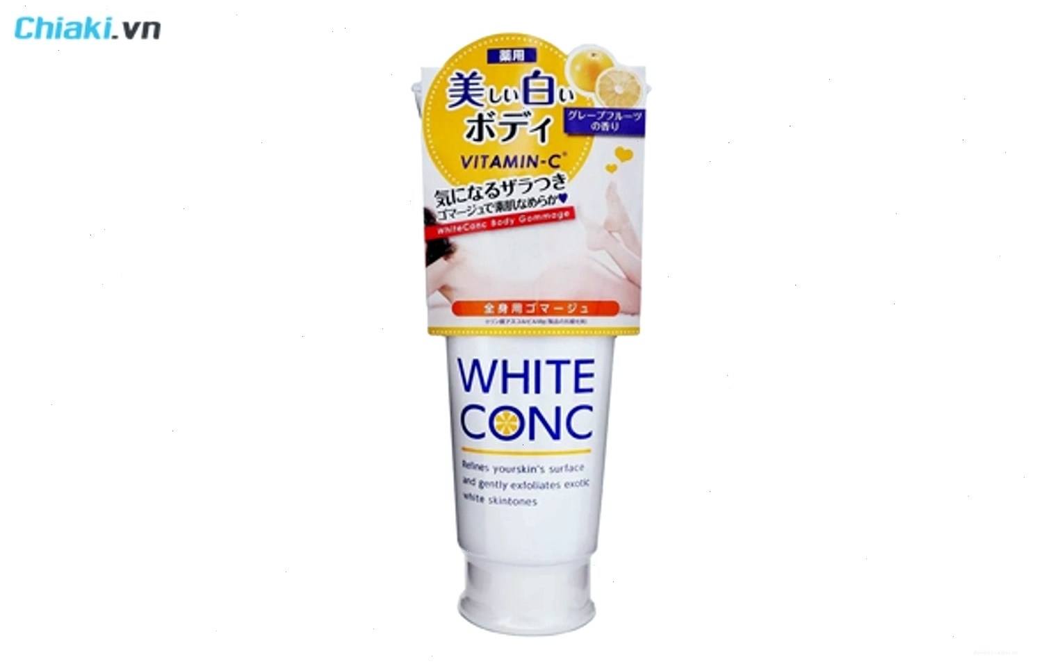 Tẩy tế bào chết body White Conc Body - Bí quyết cho làn da trắng sáng