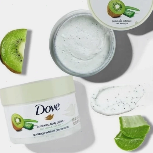 Tẩy tế bào chết cơ thể Dove Exfoliating Body Polish Bản Mỹ hương Lựu