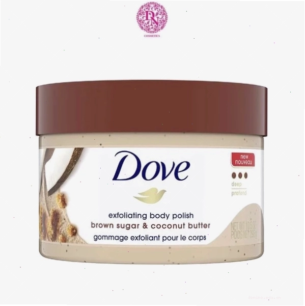 Tẩy tế bào chết cơ thể Dove Exfoliating Body Polish với chiết xuất Lựu