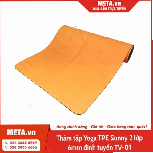 Thảm tập Yoga Comfort 8mm màu tím của Kimjaly