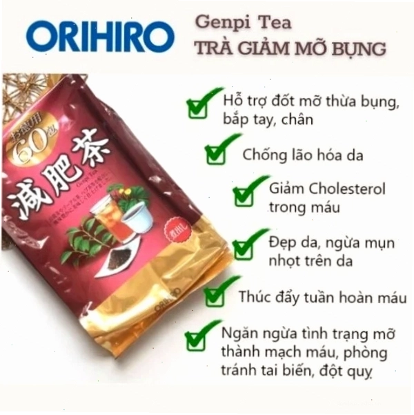 Thành phần thảo mộc trong trà Genpi Orihiro
