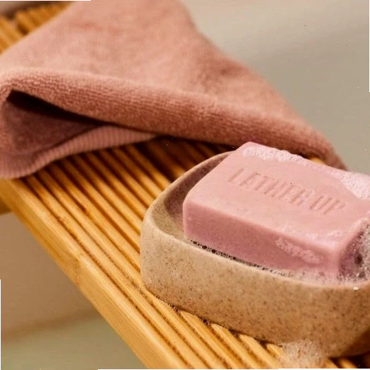 Thanh xà phòng The Body Shop British Rose Cleansing Face & Body Bar