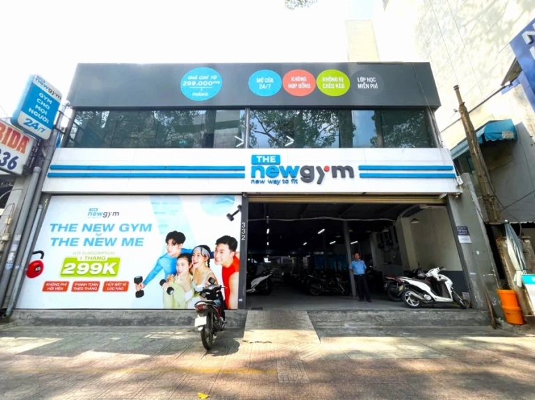 The New Gym Nguyễn Chí Thanh địa điểm tập luyện lý tưởng
