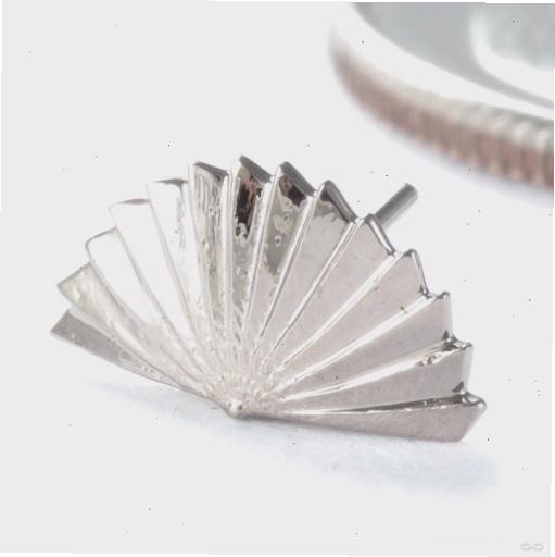 The Only Fan Press-fit End in Gold from Regalia - Trang sức quạt độc đáo