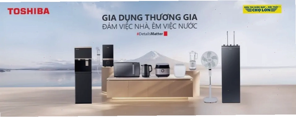 Thiết bị gia dụng giúp cuộc sống thoải mái