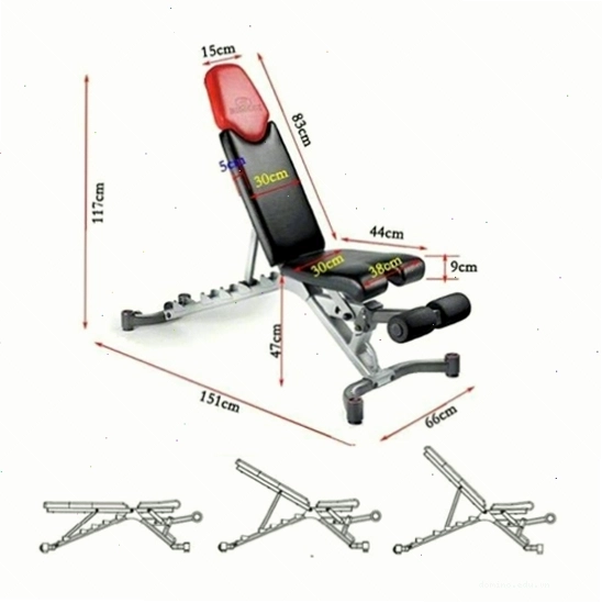 Thiết kế chi tiết của ghế tập tạ Bowflex