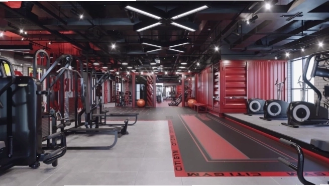 Thiết kế hiện đại tại Citigym Bến Vân Đồn..