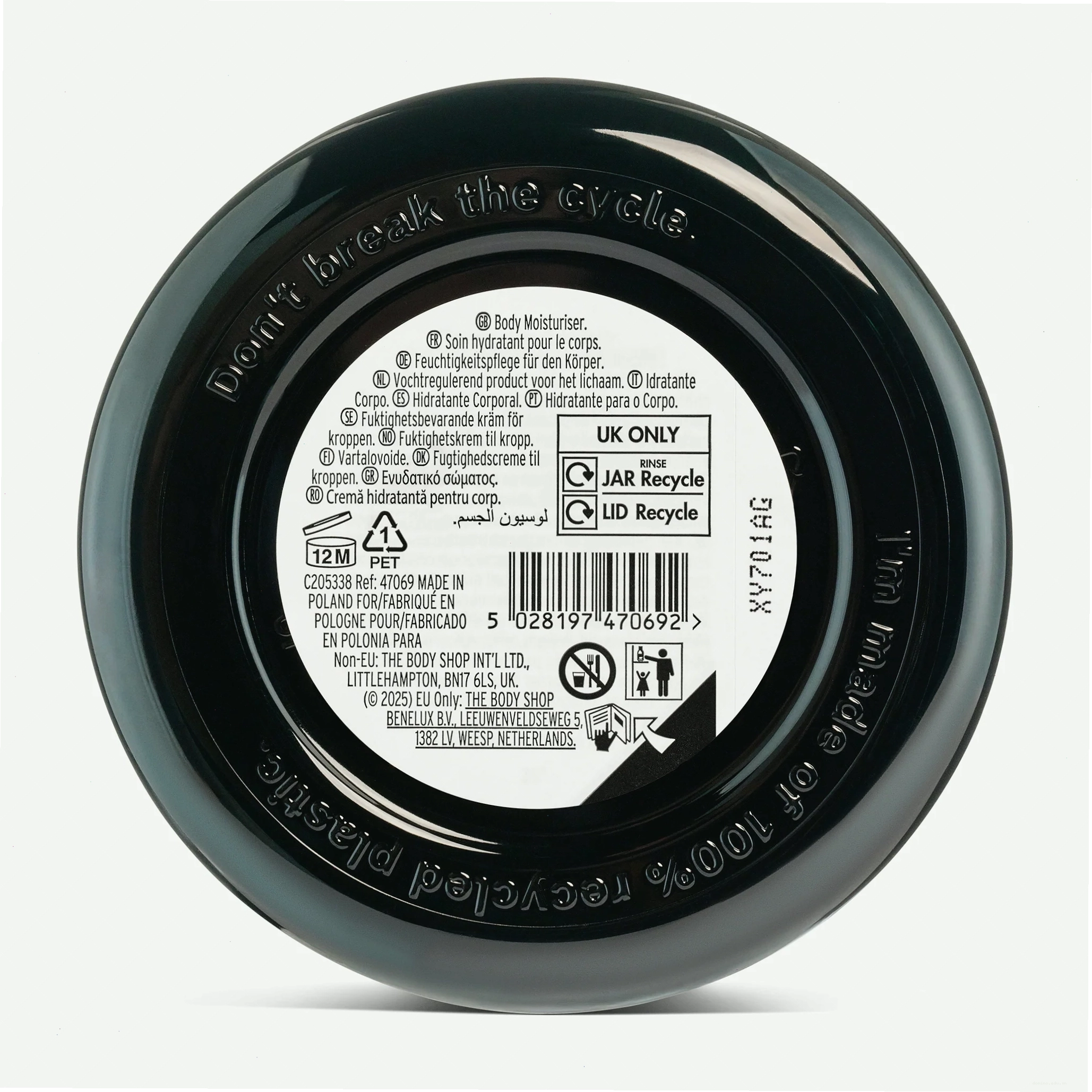 Thoa Body Butter lên da