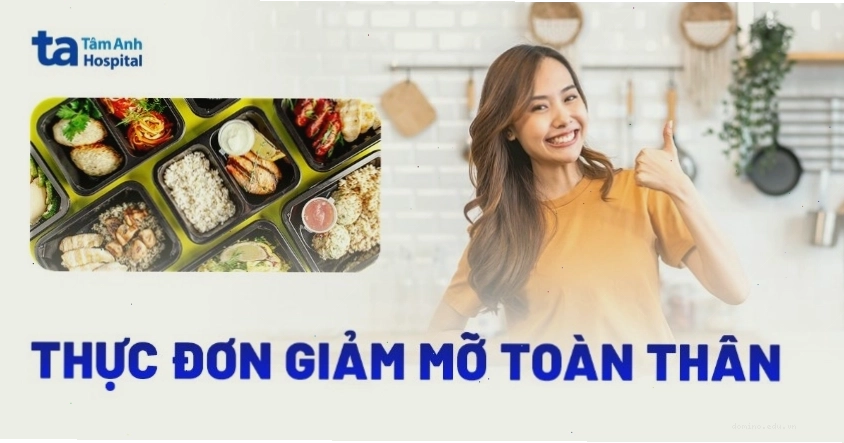 Thực đơn giảm mỡ toàn thân cho 7 ngày