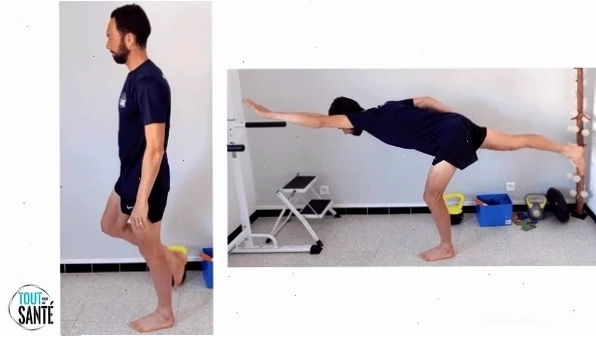 Thực hiện bài tập Single Leg Deadlift với tạ đơn