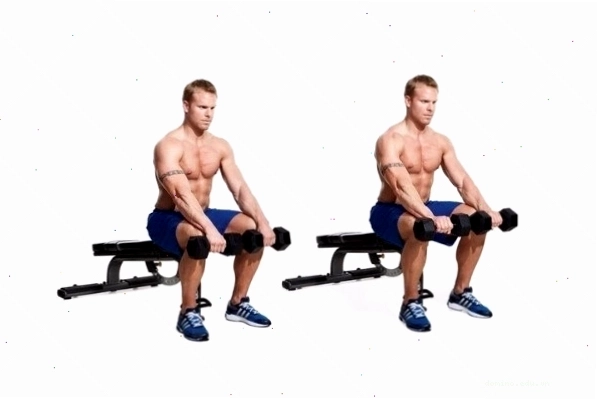 Thực hiện bài tập Wrist Dumbbell Curls với tạ đơn