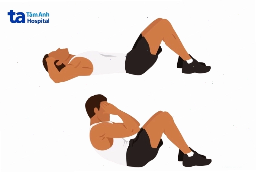 Thực hiện động tác Sit-up để tăng cường sức mạnh cơ bụng