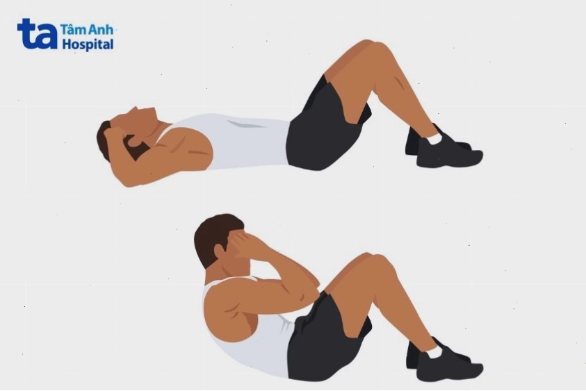 Thực hiện động tác sit up đúng kỹ thuật