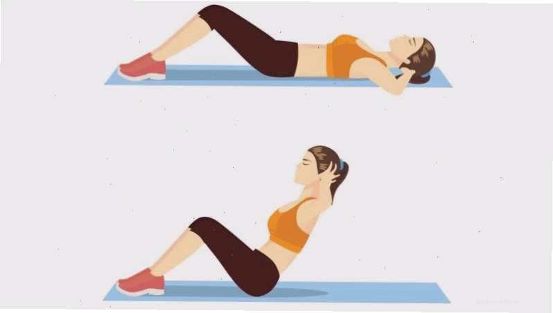 Thực hiện gập bụng thường xuyên giúp cải thiện tư thế