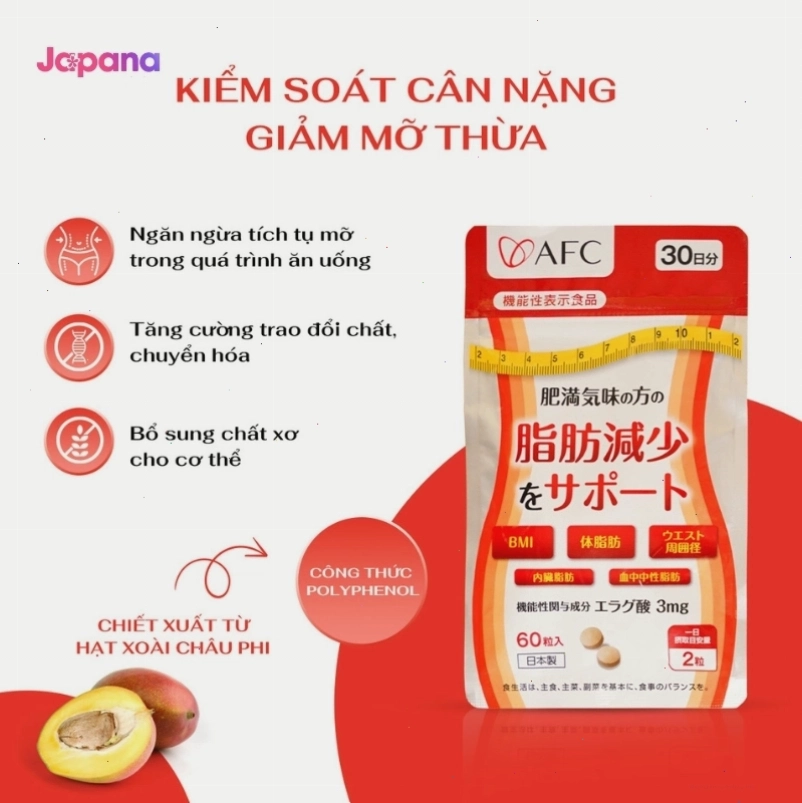 Thuốc giảm mỡ bụng DHC Chitosan ngăn chặn hấp thu chất béo