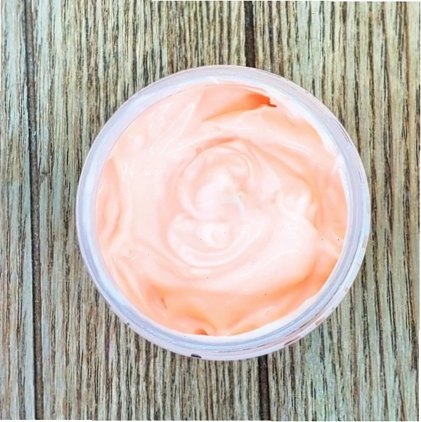 Top view of orange body yogurt - Sản phẩm dưỡng ẩm da cam