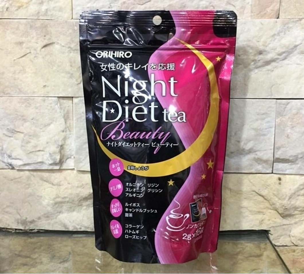 Trà giảm cân Nhật Orihiro Night Diet Tea Beauty