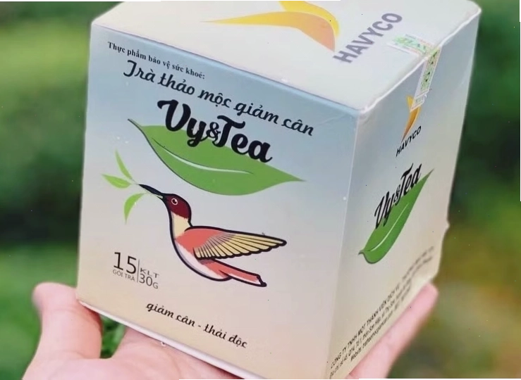 Trà giảm cân Vy&Tea bị cảnh báo chứa chất cấm nhưng vẫn bán tràn lan
