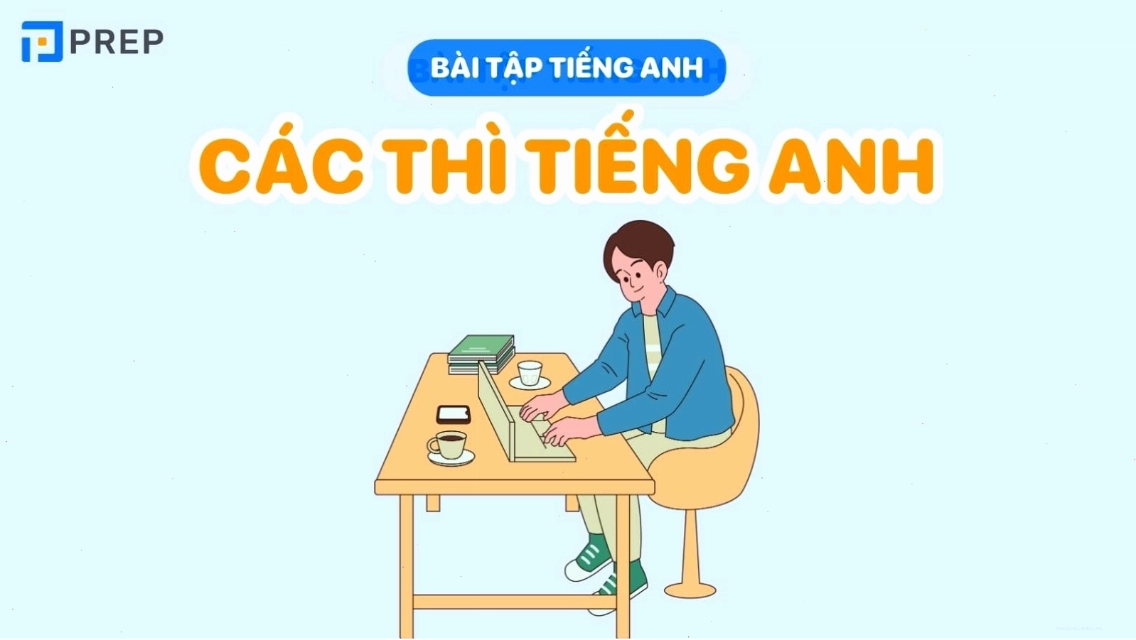Trang sách bài tập chia động từ tiếng Anh nâng cao