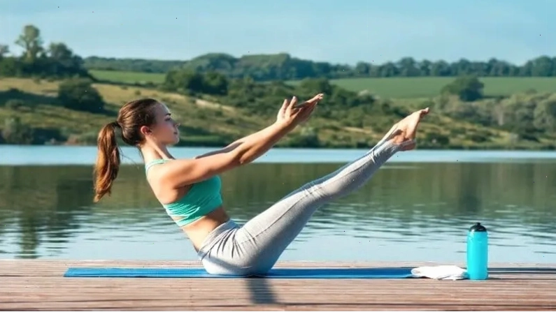 Tư thế Bánh xe trong Yoga hỗ trợ tăng vòng 1