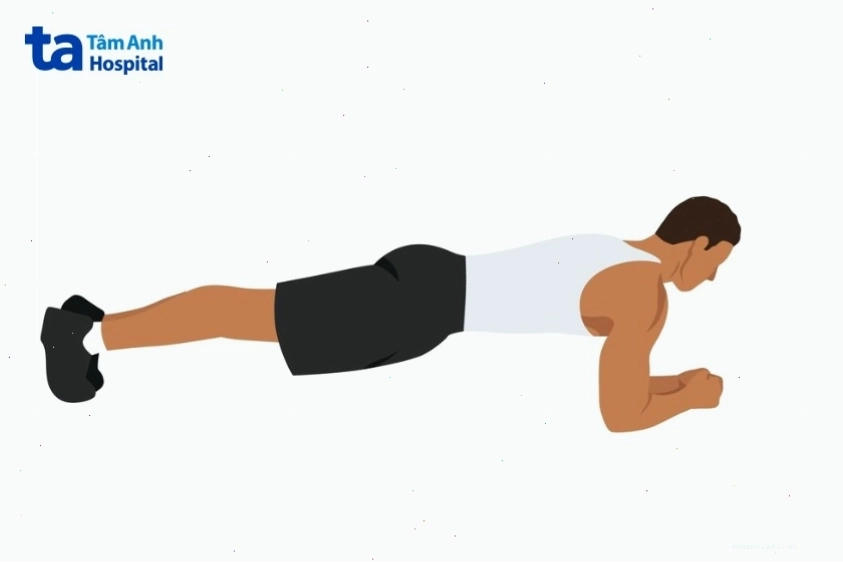Tư thế chuẩn của bài tập plank cơ bản