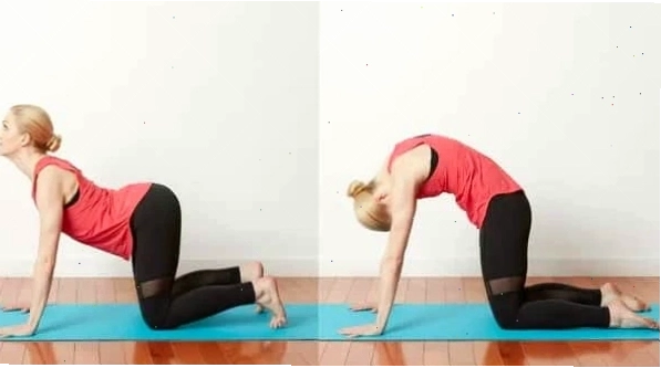 Tư thế gập người về phía trước (Uttanasana) - kéo giãn gân kheo